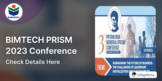 BIMTECH PRISM 2023 Conference Addresses Leadership, Digitalization, and Sustainability Challenges